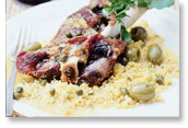 Lamb Shanks with Olives and Capers